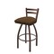 Holland Bar Stool Co 25" Low Back Swivel Counter Stool, Bronze Finish, Rein Thatch Seat 41125BZ026 - alternate 1